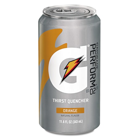 GATORADE Thirst Quencher Can, Orange, 11.6oz Can, PK24 00902